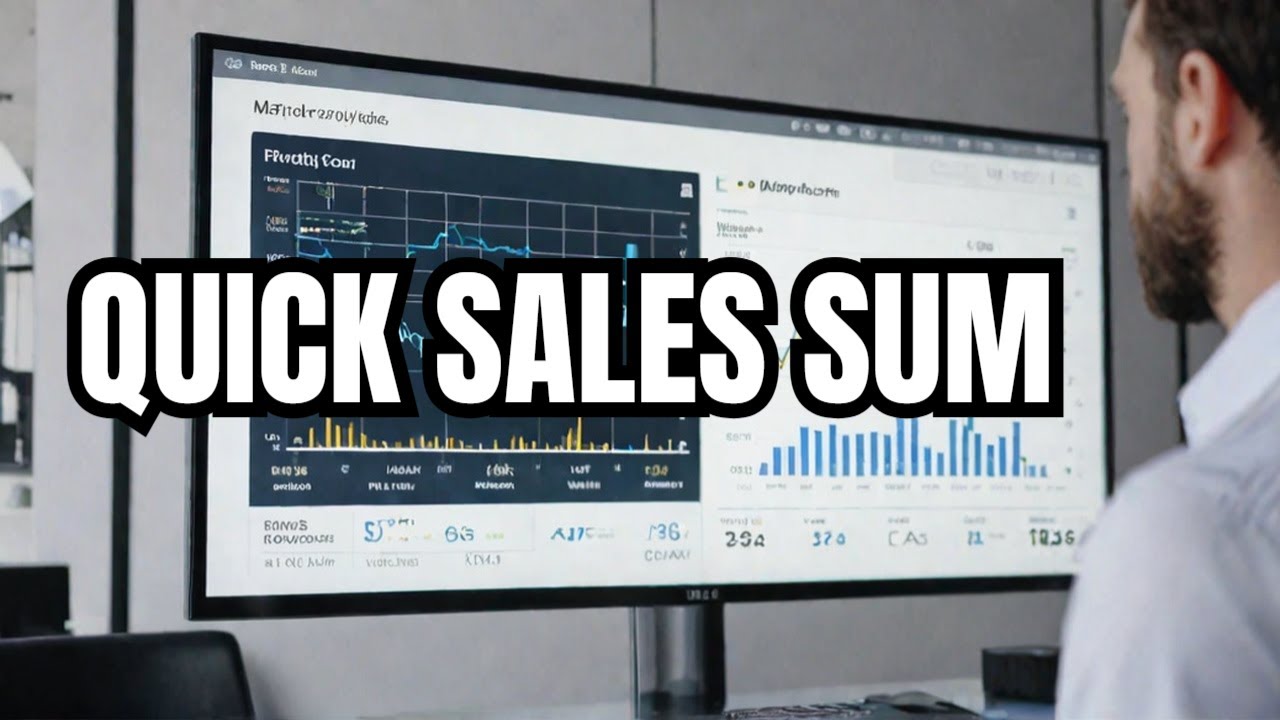 Create a Column With Total Sum of Sales using Dax Power BI in 1 min ...