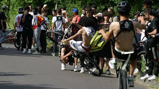 COLLECTIVE BIKES RIDEOUT !!! - POV, CHUTES, SWERVES !!! (C'était une dinguerie !)