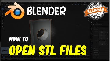Blender How To Open STL Files
