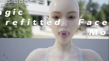 Face Mocap in Unreal Engine 4 using Refitting iphone x