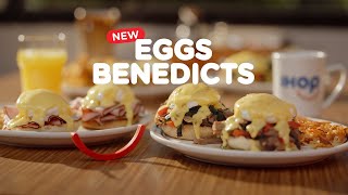 IHOP's new Eggs Benedicts! | English
