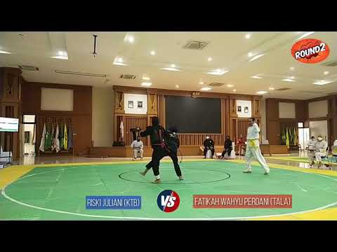 Riski Juliani (KTB) VS Fatikah Wahyu Ferdani (Tala), Kelas A Putri.