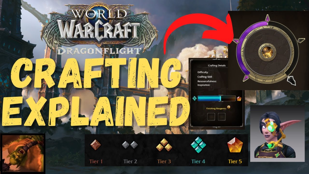 Dragonflight Crafting Explained & Simplified in 10 Minutes! (WoW  Professions) - YouTube