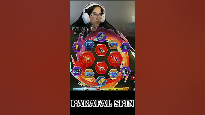 Evo Vault Event Free Fire | New Evo Parafal Spin | Parafal Frist Spin Luck  #freefire #viral #short