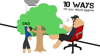 10 Ways to Kill your Enemy - StickNodes Animation