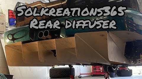 Solkreations365 INTEGRA v3 rear diffuser