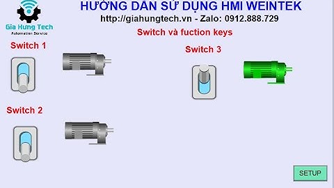 HMI Weintek - Bài 5: Switch và fuction keys