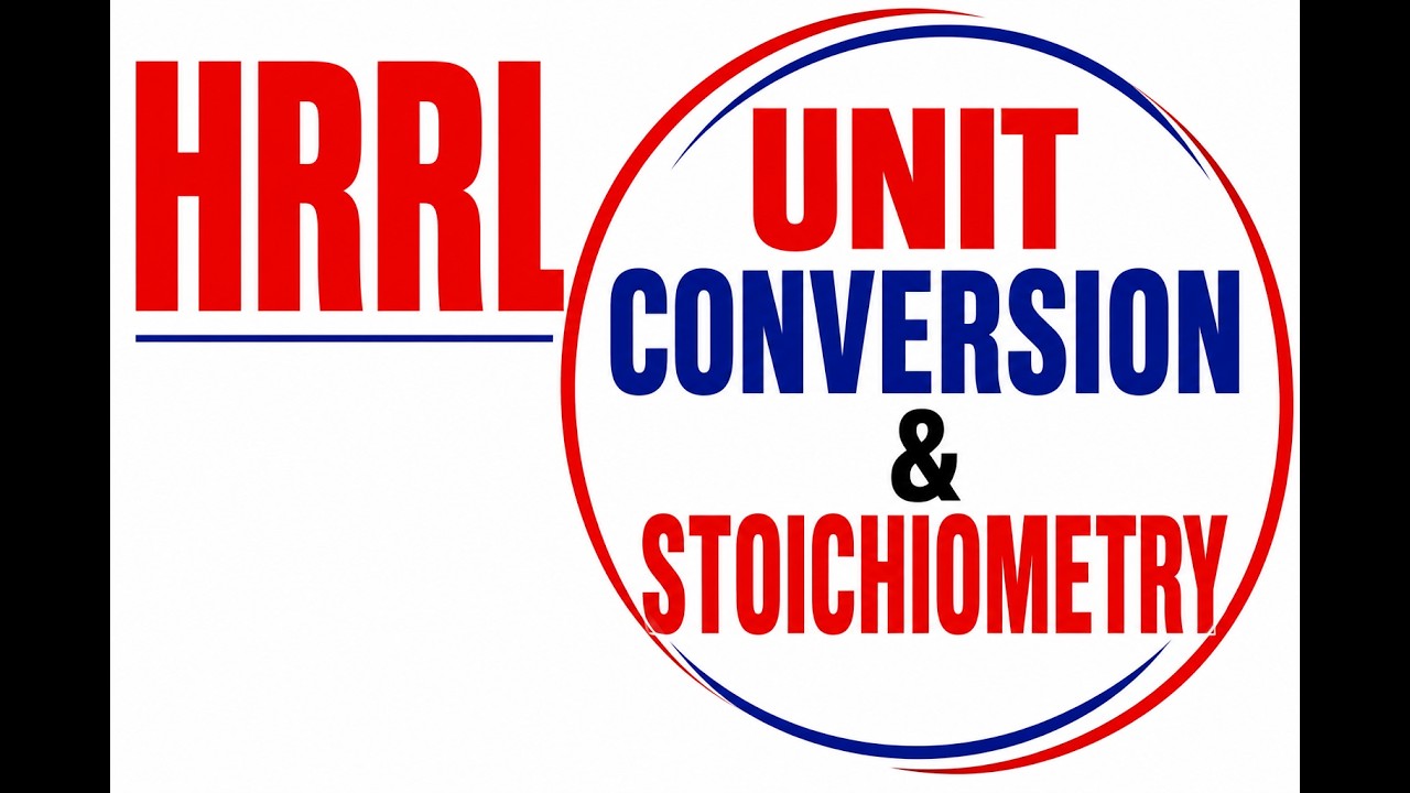 Unit Conversion and Stoichiometry Fundamentals
