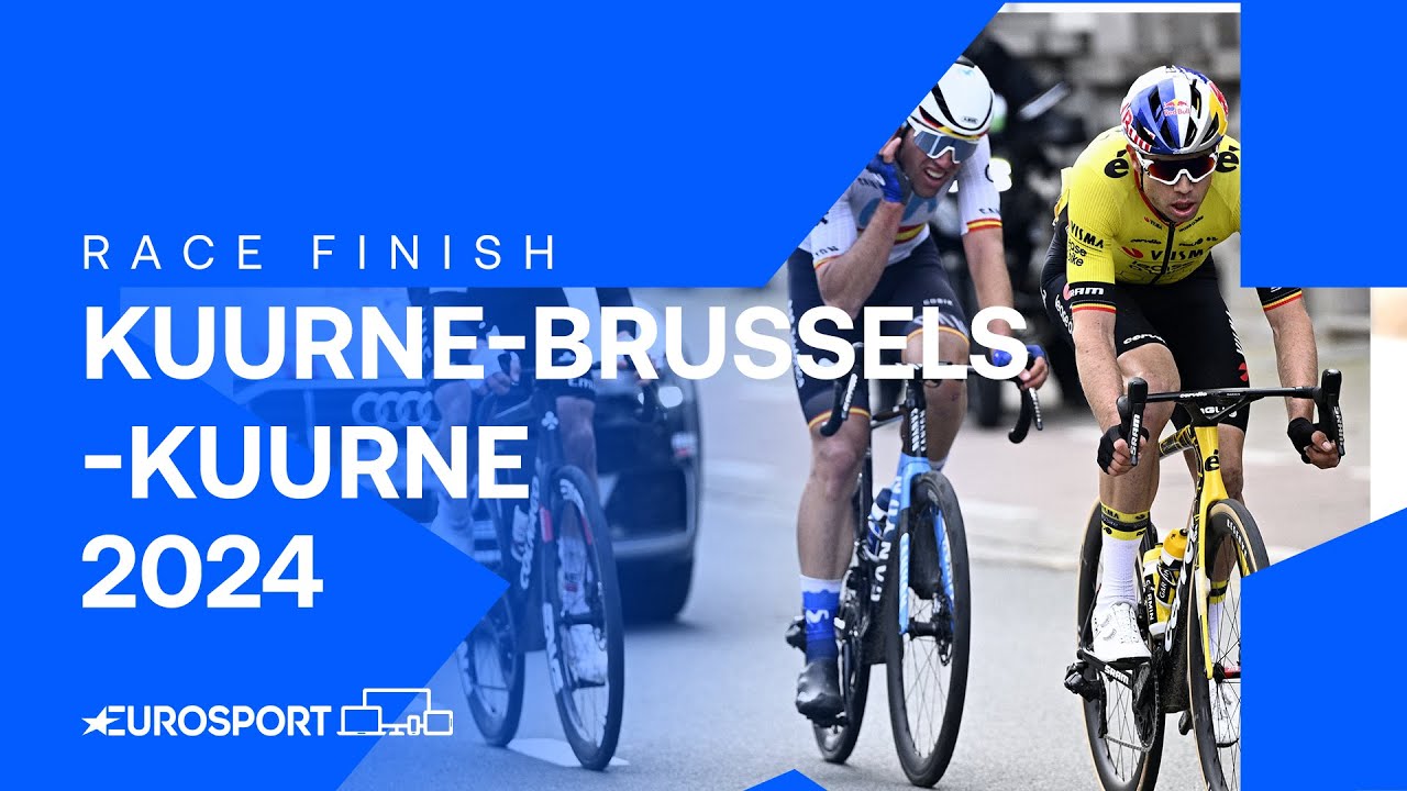 SPECTACULAR FINISH 💨 | Kuurne-Brussels-Kuurne 2024 Finish | Eurosport Cycling