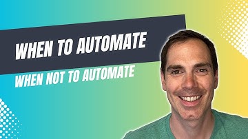 When to Automate & When not? | Test Automation Done Right