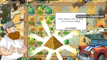 plants vs zombies 2 gameplay walkthrough part 3 - Ancient Egypt (android)