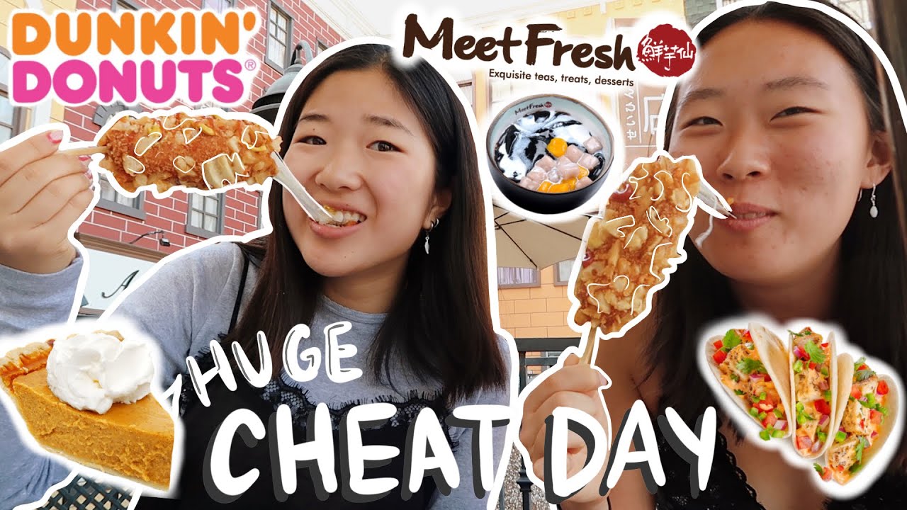 EPIC CHEAT DAY // EATING WHATEVER I WANT FOR A DAY HALLOWEEN EDITION ...