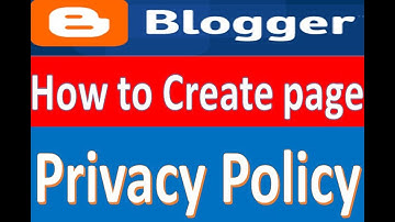 How to create Privacy Policy page for Blogger AdSense-Blogger Bangla Tutorial by ETB!