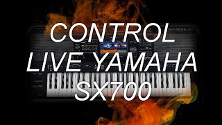 control live del yamaha psr sx700?