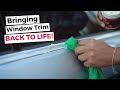 HOW TO BRING CAR WINDOW TRIM BACK TO LIFE! *POLISHING CHROME*