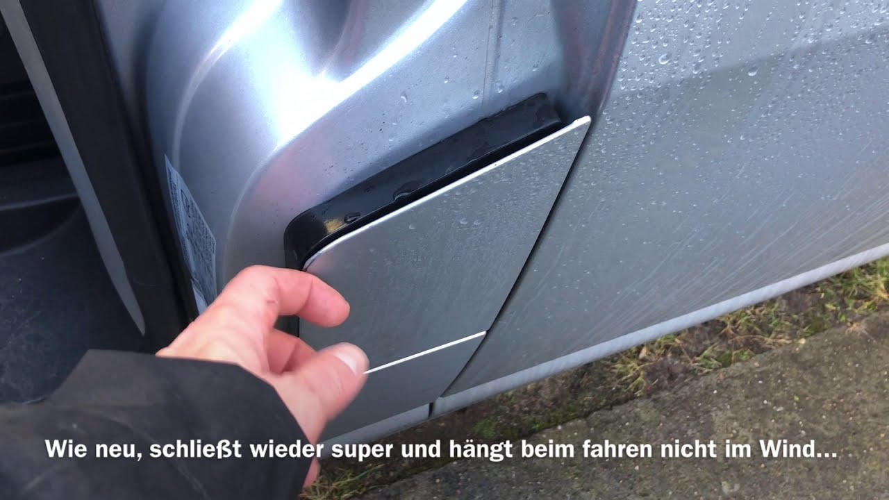 VW T5 Tankklappe reparieren - YouTube