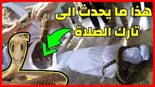 قصة شاب كان تارك للصلاة في حياته ! انظر كيف خرج له ثعبان عظيم في القبر!!