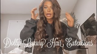 dolly luxury hair extensions review!! + how i blend clip in&#39;s with short hair