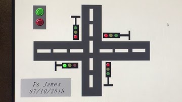 Traffic light  by Ps James  :: PLC by Omron  Past 2