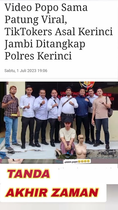 Video Popo Viral Patung kamu harus lihat !