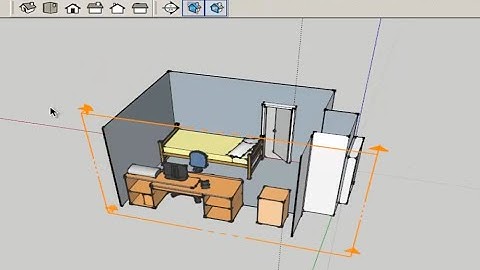 SketchUp: Interior Elevation with the Section Tool
