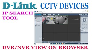 d-link ip search tool for dvr,nvr & ip cameras, d-link dvr/nvr view on internet explorer browser