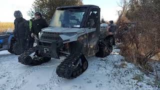 Early Winter ATV Trail Ride | A Little SNOW Changes Everything!