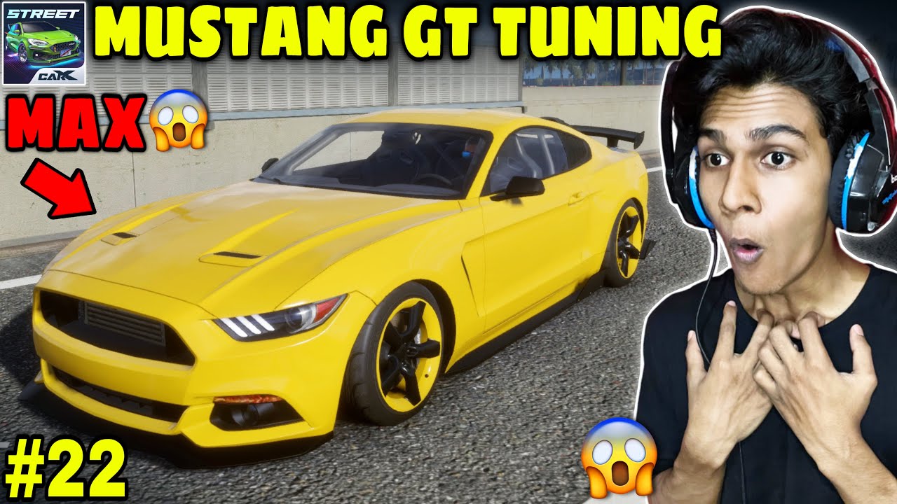 Мой Mustang GT умеет летать 🚀 - Тюнинг Mustang GT - Геймплей CarX Street на хинди