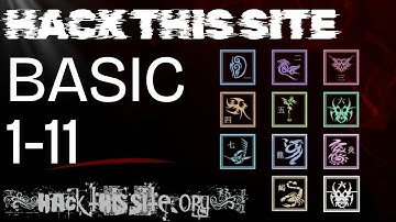 Hack This Site: Basic 1-11