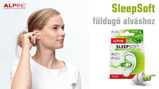 Alpine SleepSoft - Füldugó alváshoz, tanuláshoz - YouTube