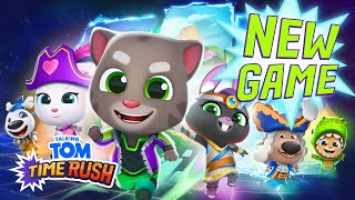 NEW GAME! 🎮🏃💨 Talking Tom Time Rush (Official Launch Trailer)