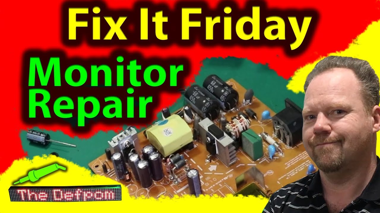 🔴 537 LG Flatron W2252 LCD Monitor Repair How To Repair A Monitor That Wont Turn On YouTube