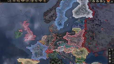 Hearts of Iron 4 Chaos AI Timelapse