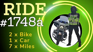 His FIRST Funeral Escort… and He Had No Idea What to Do 😳 (#1748a, 2xBikes, 1xCar, 7xMiles)