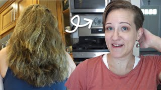 I chopped all my hair off! // Pixie Cut Before and After | Mommy Etc