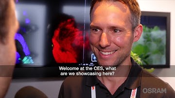 OSRAM at CES 2020 - Driver monitoring, Martin Wittmann, Manager Product Marketing OS