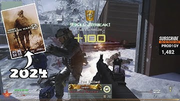 MW2 In 2024 is EASY:"PAVELOW+AC130=NUKE" TAR21 & AA12 NUKE ON DERAIL TDM!