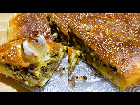 Мясной пирог! Универсальное тесто для пирога