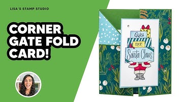 Craft This Handmade Corner GateFold Card for the Holidays