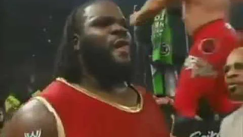 Mark Henry Destroys Booker T & Hurricane Raw 2003