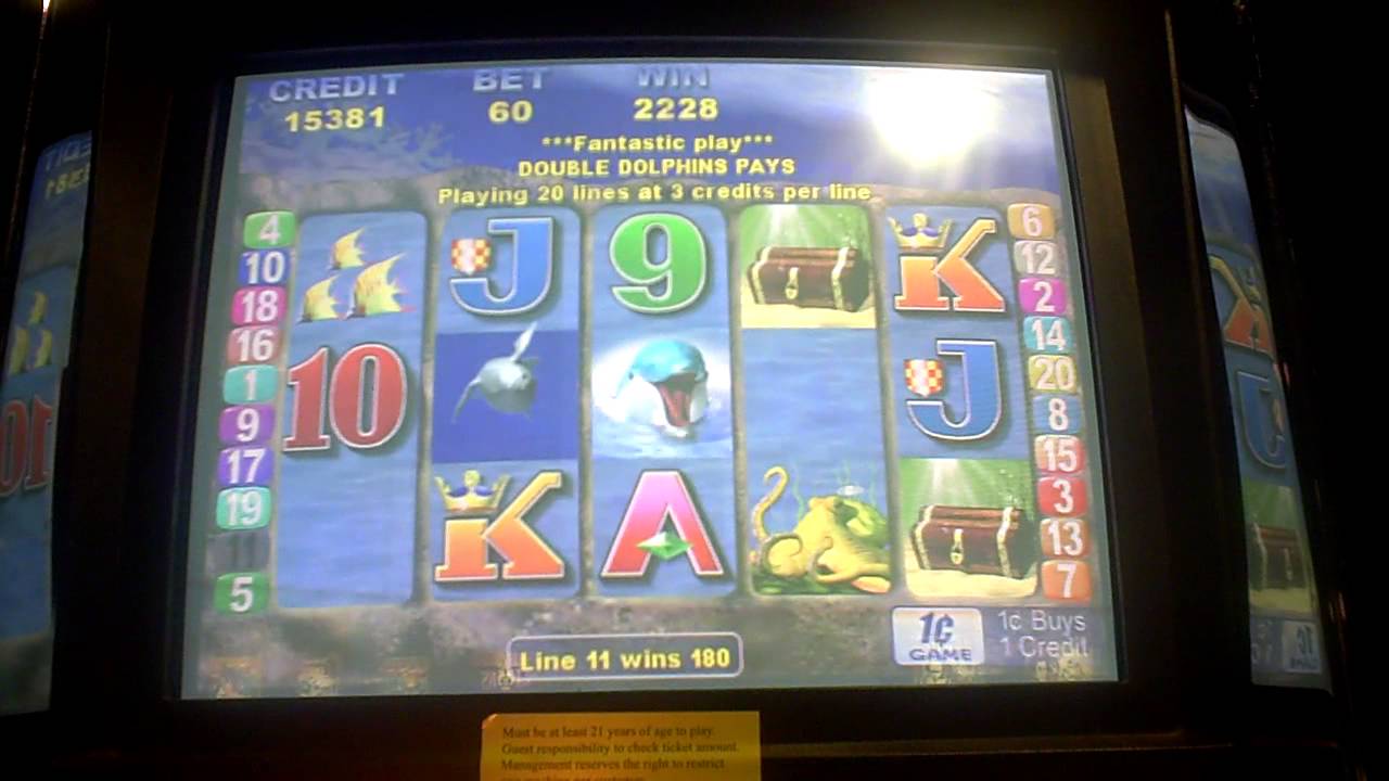 Double Dolphins Slot Machine Bonus YouTube