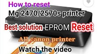 CARA RESET EPROM CANON MG2570