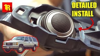 1995-1999 GMC & CHEVY TRUCK FRONT SPEAKER INSTALL & REPLACEMENT