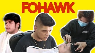 Faux hawk high fade |KABUHOK|