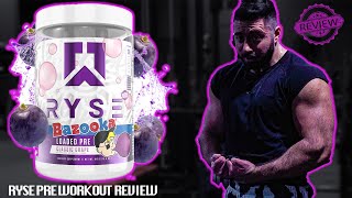 RYSE PRE WORKOUT REVIEW - Bazooka Classic Grape Loaded Pre 🍇