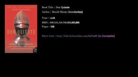 Don Quixote Pdf Download