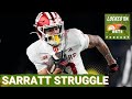 Indiana Hoosiers WR Elijah Sarratt to finish UNDER his reception prop against the Oregon Ducks