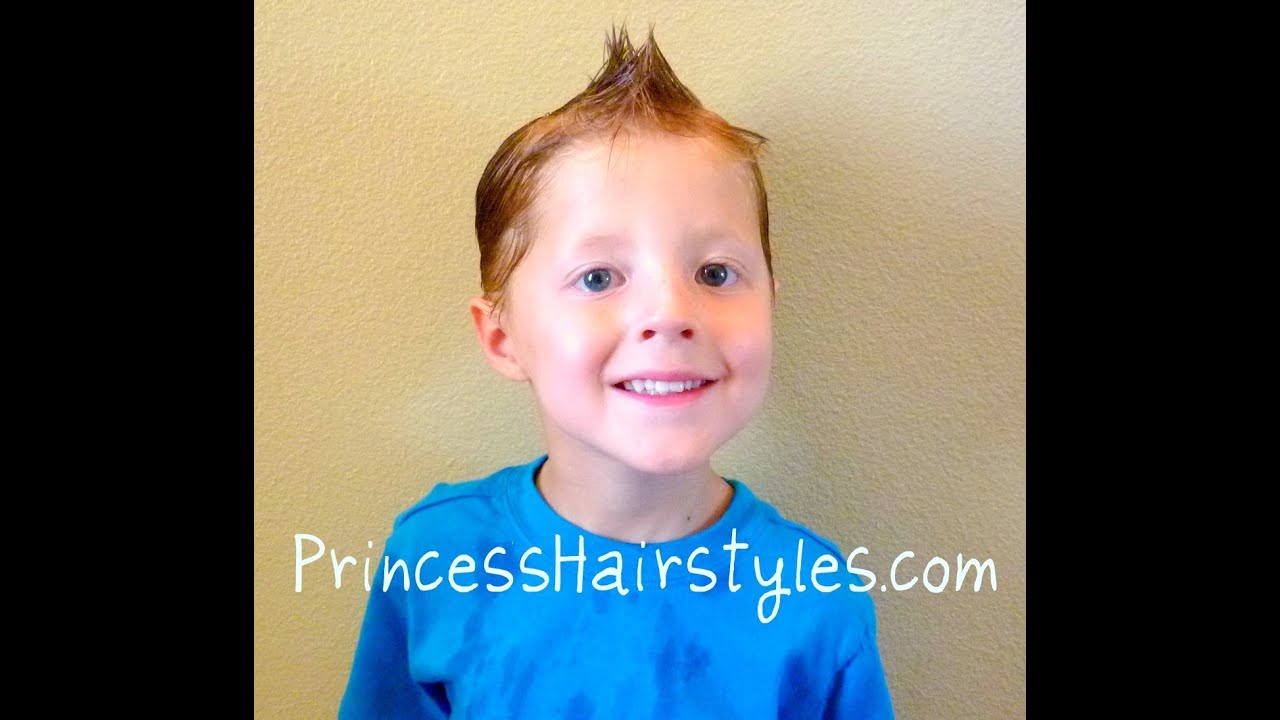 hairstyles for boys faux hawk youtube