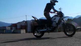 D-Tracker/KLX250SF Stunts Practice 2012/2/19