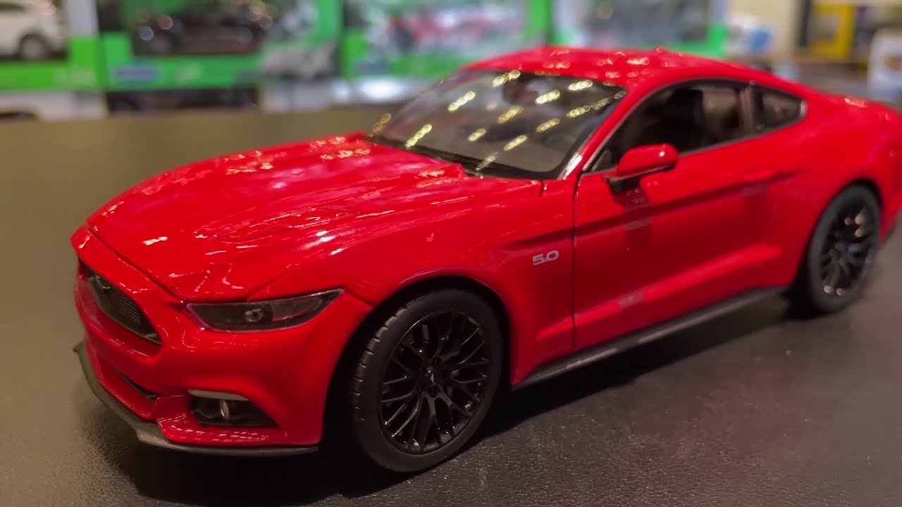 Hãng xe Ford – [REVIEW]Mô hình trưng bày xe Ford Mustang GT hãng Welly tỉ lệ 1:24